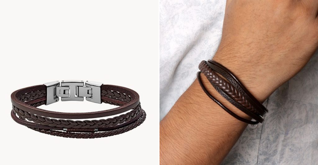 Vintage Casual Dark Brown Multi-Strand Bracelet