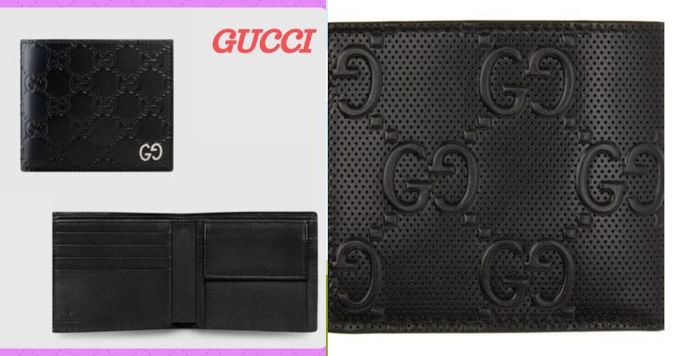 Black “Gucci Signature” Coin Wallet