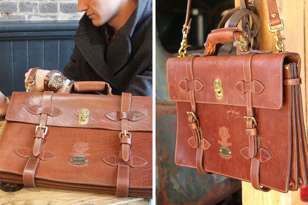 Tag3 Leather Briefcase 
