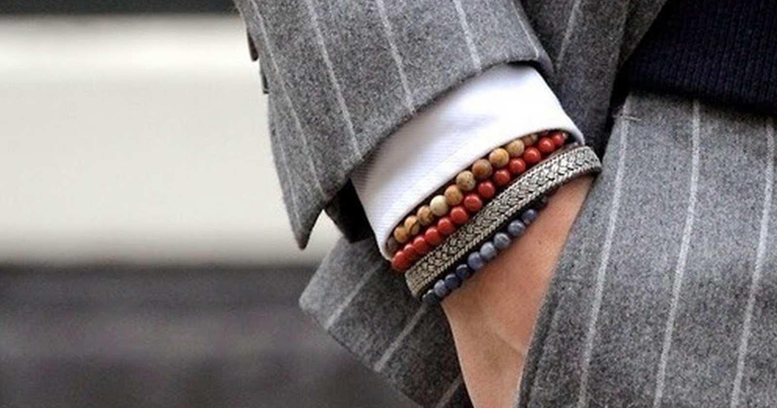 Dior Double Wrap Charm Leather Bracelet